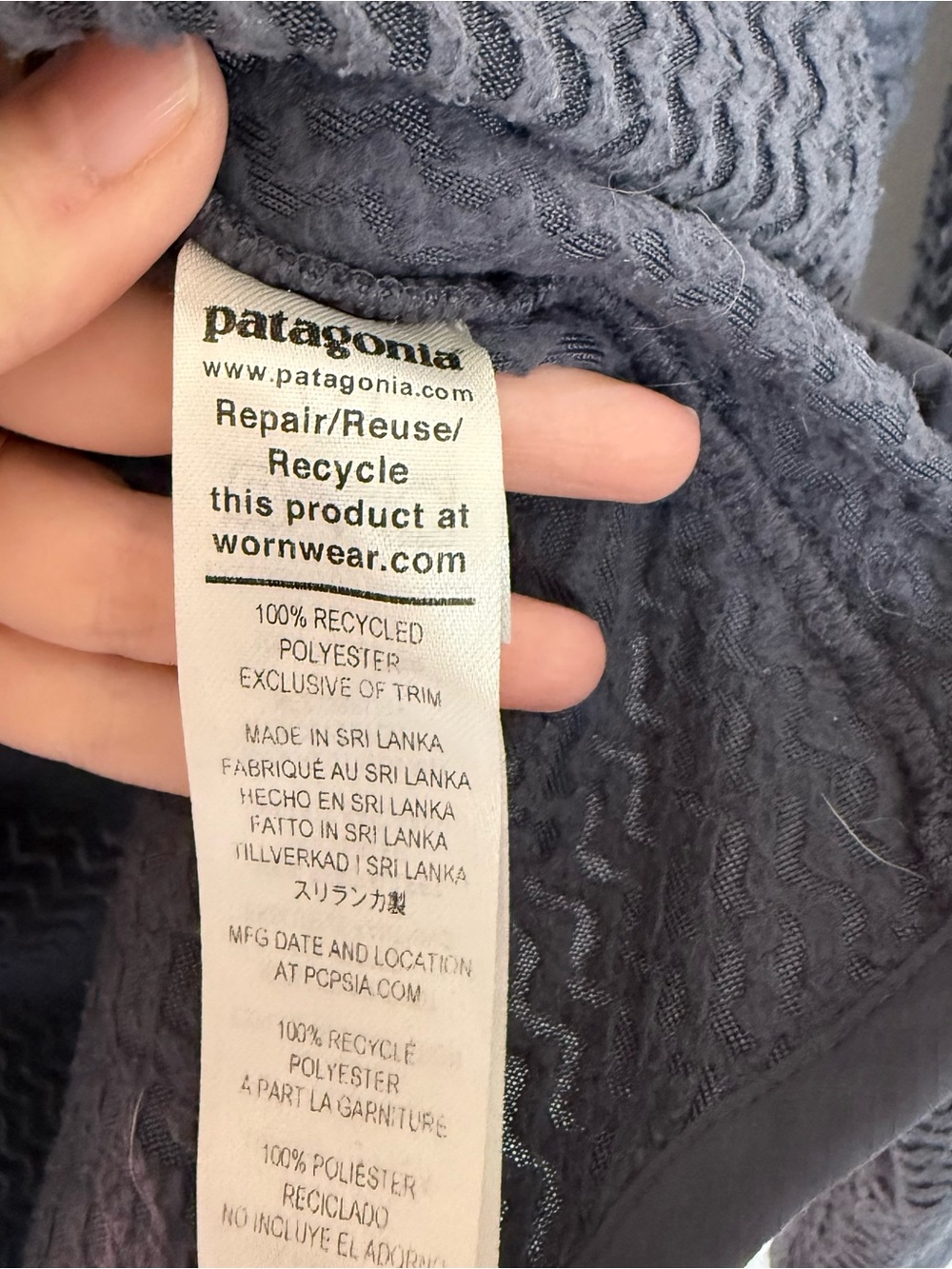 Patagonia R1 Air Fleece Women's Half-Zip Pullover - Picture 6 of 7